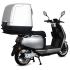 Elektrnis motoroleris E-GO S21 1500W Li-ion su picų dėže pilkas